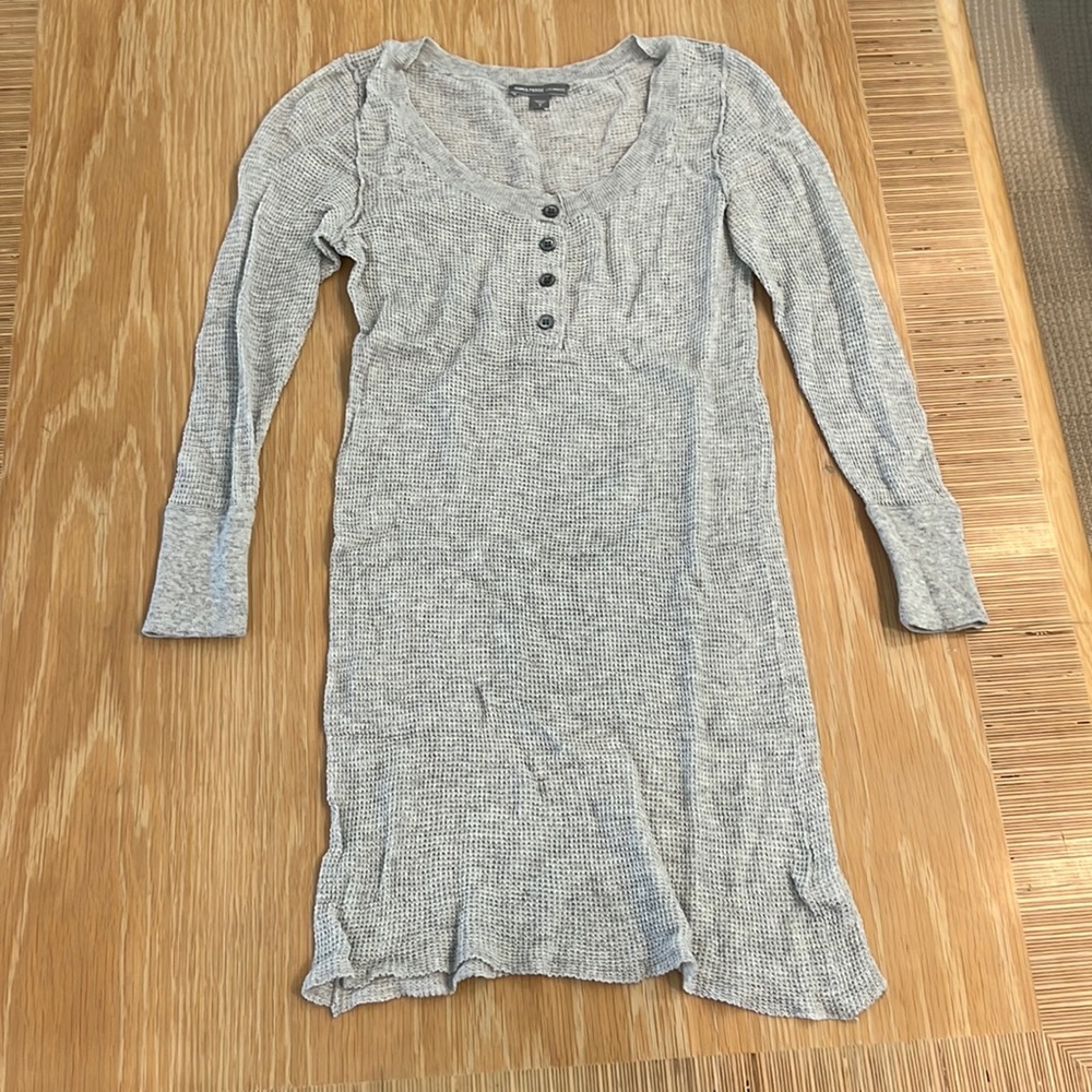 James Perse Waffle Henley Dress/Shirt